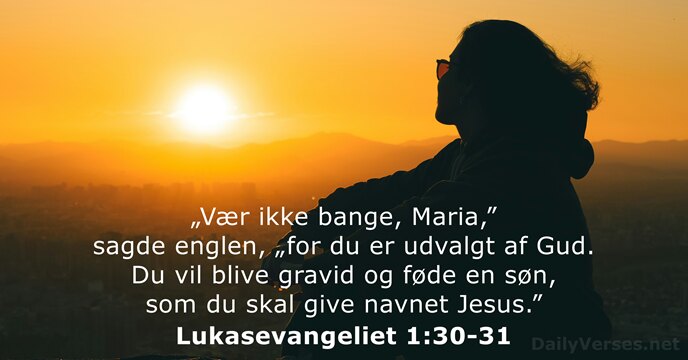Lukasevangeliet 1:30-31