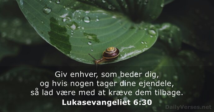 Lukasevangeliet 6:30