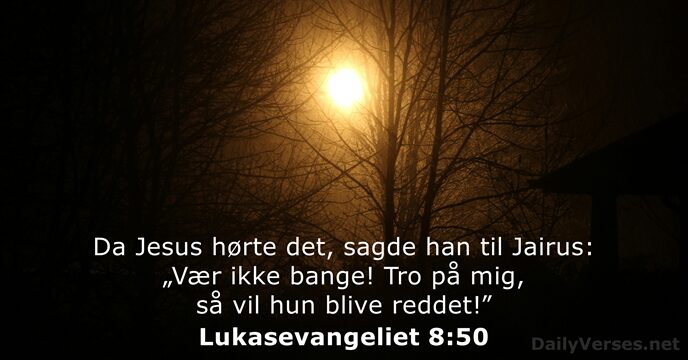 Lukasevangeliet 8:50