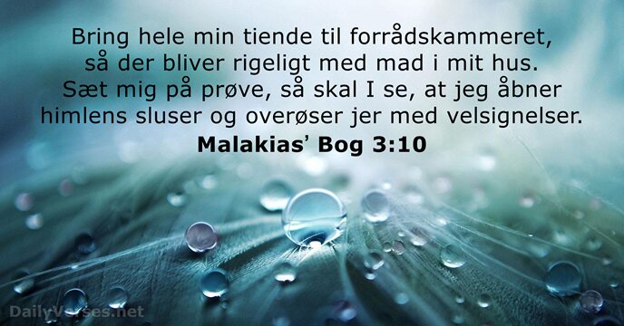 Malakiasʼ Bog 3:10