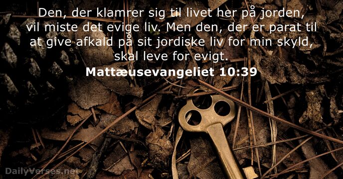 Mattæusevangeliet 10:39