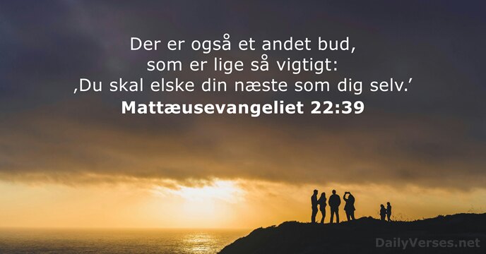 Mattæusevangeliet 22:39
