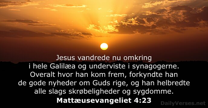 Mattæusevangeliet 4:23