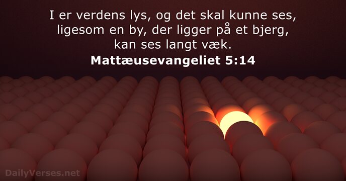 Mattæusevangeliet 5:14