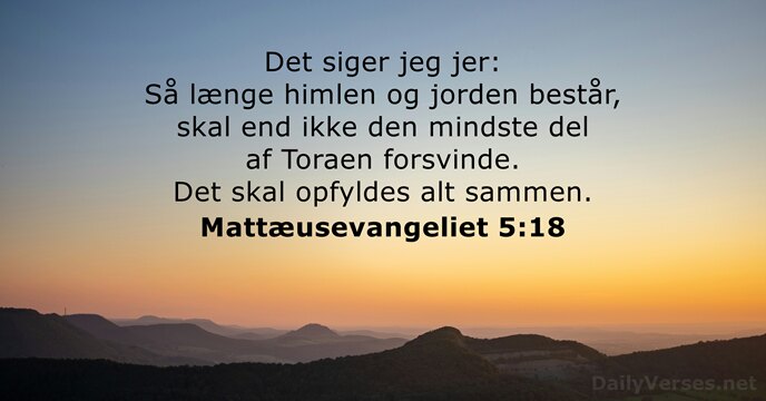 Mattæusevangeliet 5:18