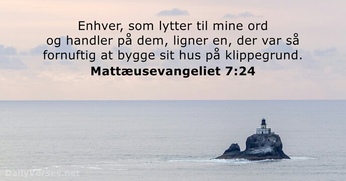 Mattæusevangeliet 7:24