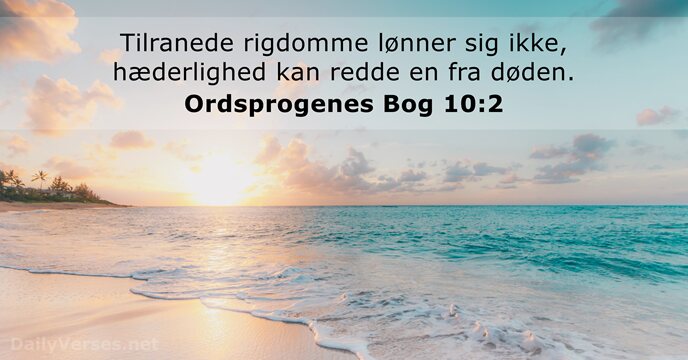 Ordsprogenes Bog 10:2