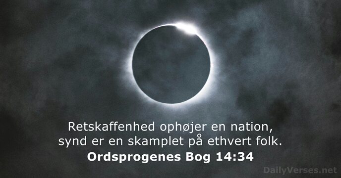 Ordsprogenes Bog 14:34