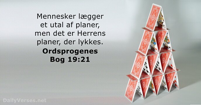 Ordsprogenes Bog 19:21