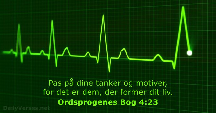 Ordsprogenes Bog 4:23