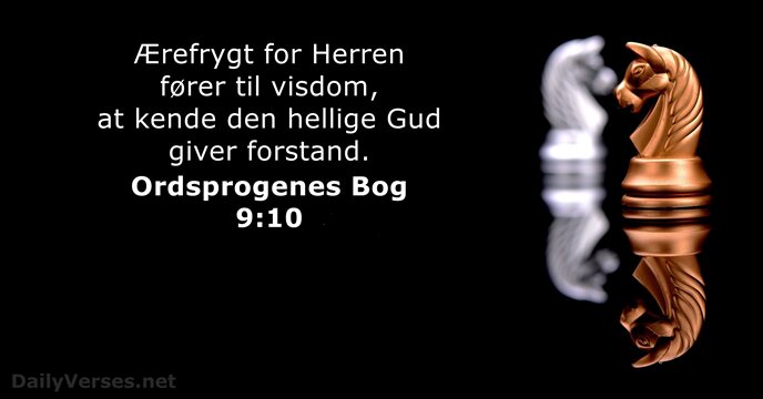 Ordsprogenes Bog 9:10