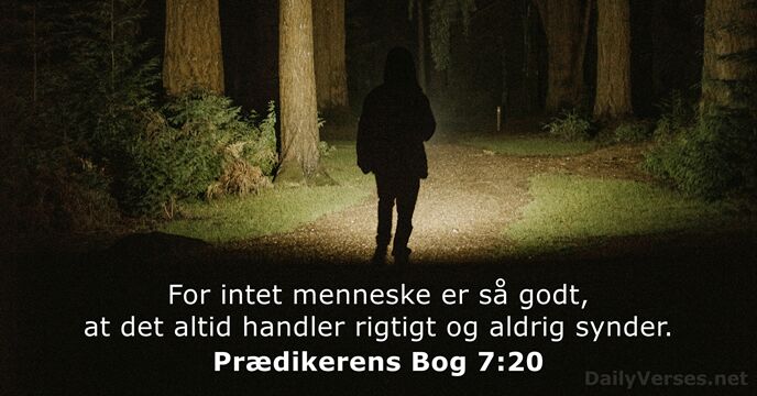 Prædikerens Bog 7:20