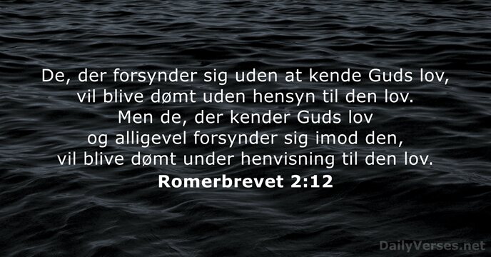 Romerbrevet 2:12