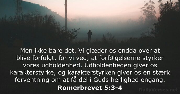 Romerbrevet 5:3-4