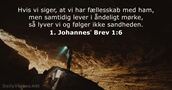 1. Johannesʼ Brev 1:6