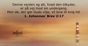 1. Johannesʼ Brev 2:17