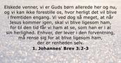1. Johannesʼ Brev 3:2-3