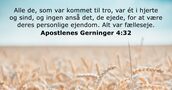 Apostlenes Gerninger 4:32