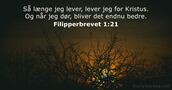 Filipperbrevet 1:21