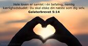 Galaterbrevet 5:14