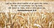 Galaterbrevet 6:9