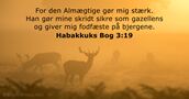 Habakkuks Bog 3:19
