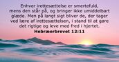 Hebræerbrevet 12:11