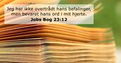 Jobs Bog 23:12