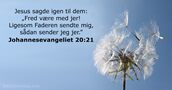 Johannesevangeliet 20:21