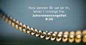 Johannesevangeliet 8:36