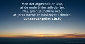 Lukasevangeliet 10:20