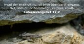 Lukasevangeliet 12:2