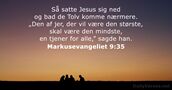 Markusevangeliet 9:35
