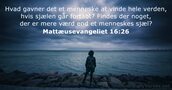 Mattæusevangeliet 16:26