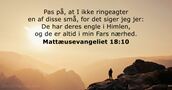 Mattæusevangeliet 18:10