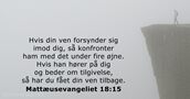 Mattæusevangeliet 18:15