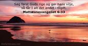 Mattæusevangeliet 6:33