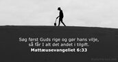 Mattæusevangeliet 6:33