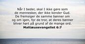 Mattæusevangeliet 6:7