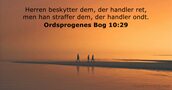 Ordsprogenes Bog 10:29