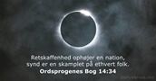 Ordsprogenes Bog 14:34
