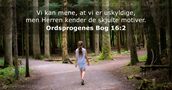 Ordsprogenes Bog 16:2
