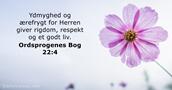 Ordsprogenes Bog 22:4
