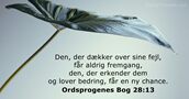Ordsprogenes Bog 28:13