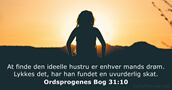 Ordsprogenes Bog 31:10