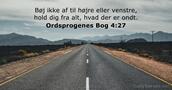 Ordsprogenes Bog 4:27