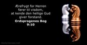 Ordsprogenes Bog 9:10