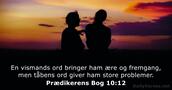 Prædikerens Bog 10:12