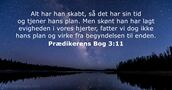 Prædikerens Bog 3:11