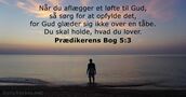 Prædikerens Bog 5:3